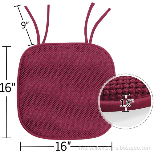 Non Slip Memory Foam Stuhl Pad